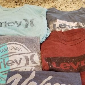 5  levis volcom hurley xl short sleeve